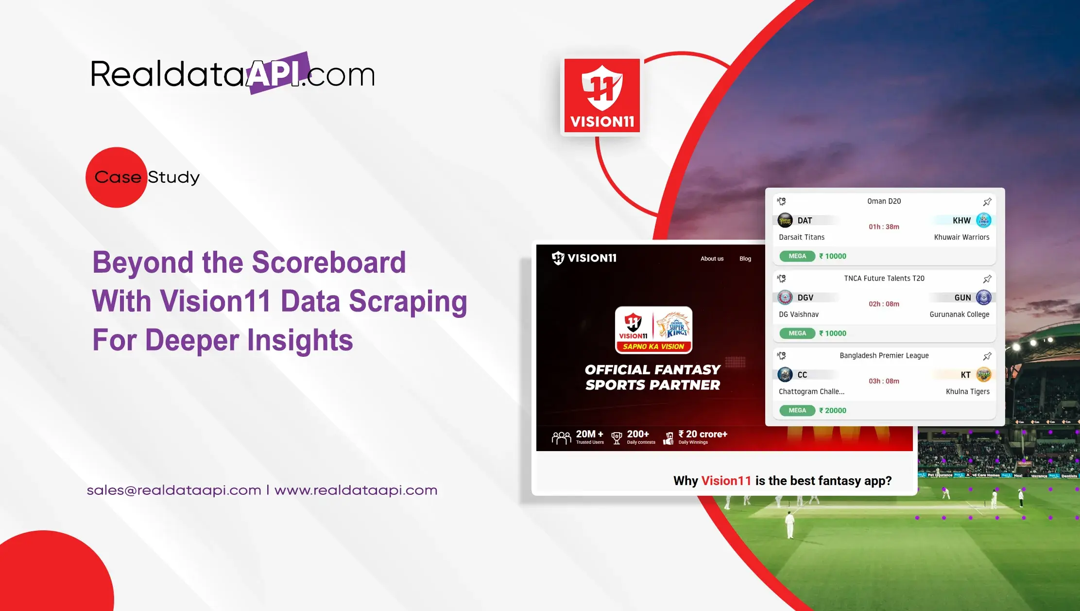 Beyond the Scoreboard With Vision11 Data Scraping For Deeper Insights Beyond the Scoreboard With Vision11 Data Scraping For Deeper Insights